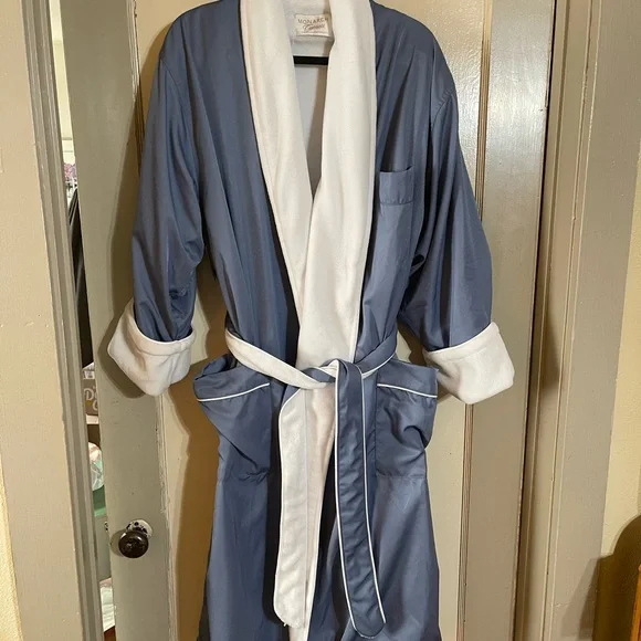 Monarch Cypress Unisex Microfiber Shawl Robe Lined in Plush